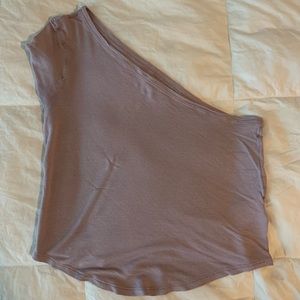 silence + noise One-Shoulder Crop Top